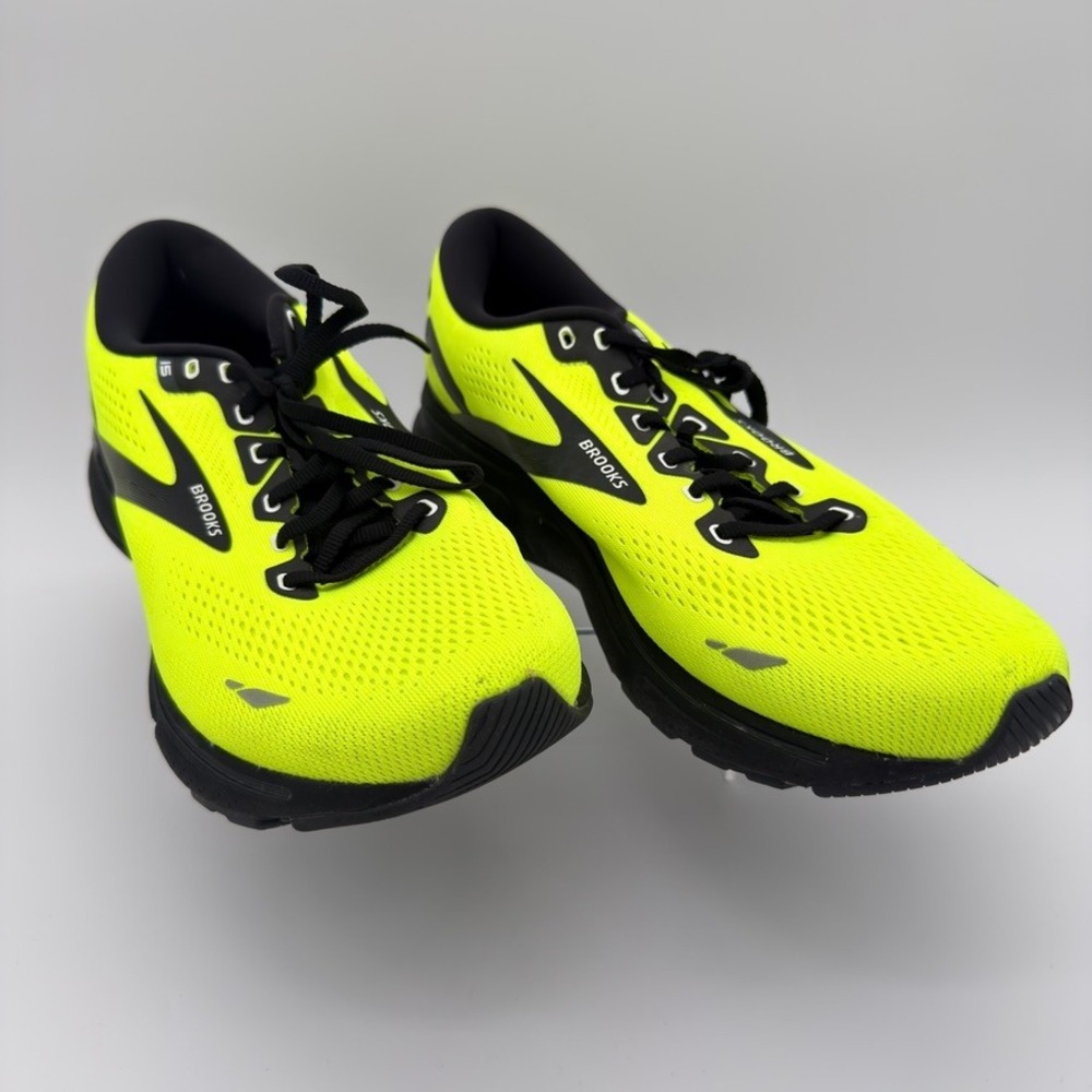 Brooks Ghost 15 Men's 11.5 D Nightlife Black Ebony Running Shoes 1103931D762